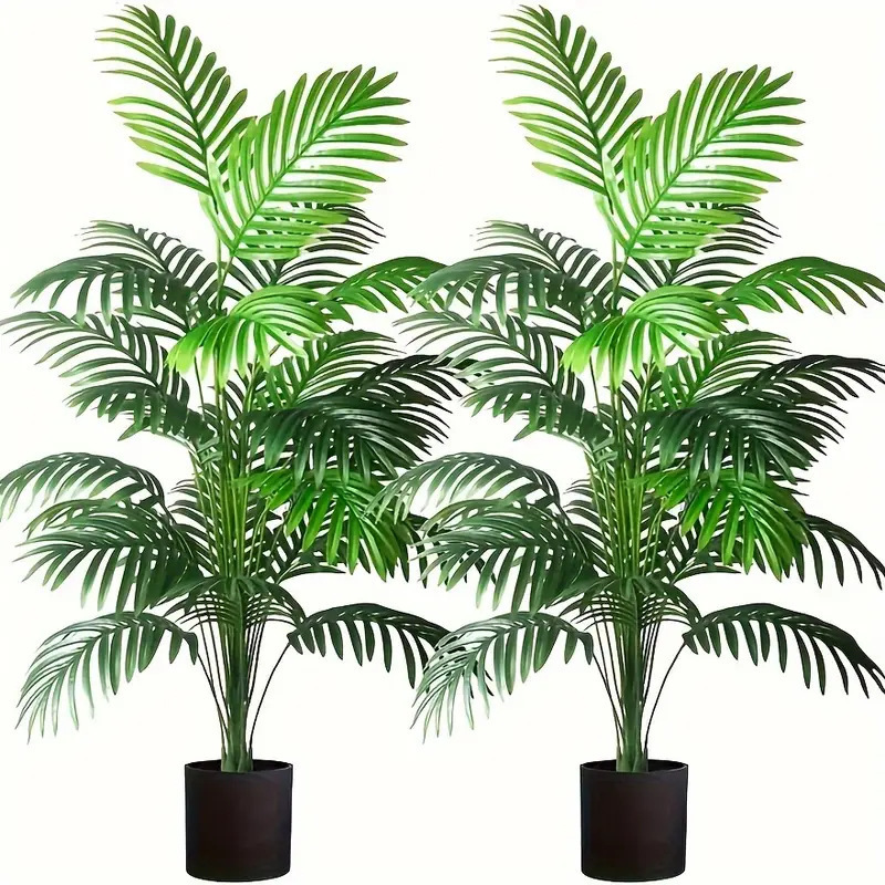 Fiddle Leaf Fig - 24 Leaves Areca Palm Artificial Plants