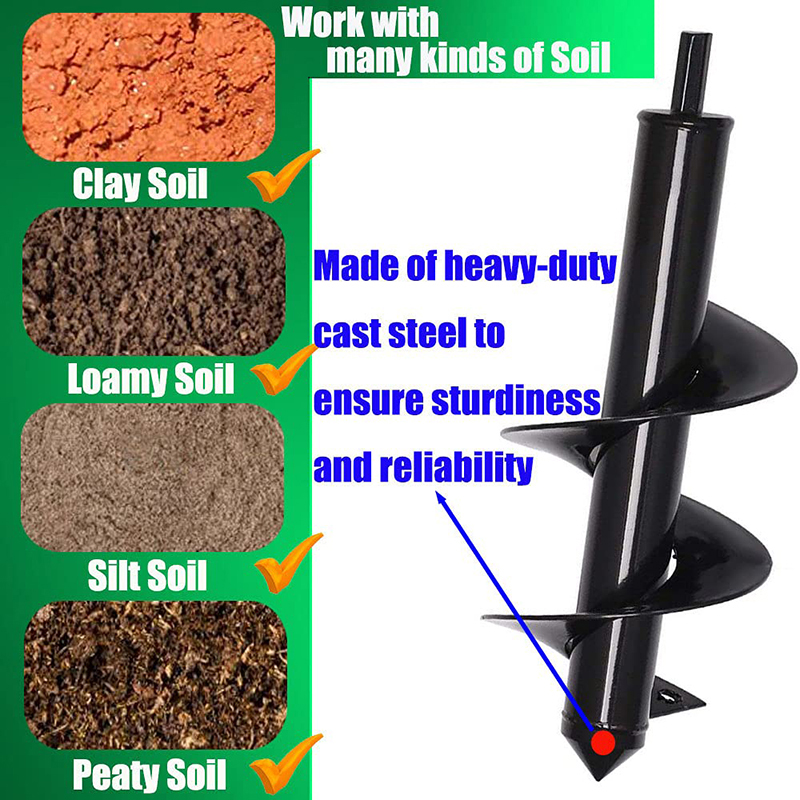 Garden Auger Spiral Drill Bit  - Plant Parents 评论和价格