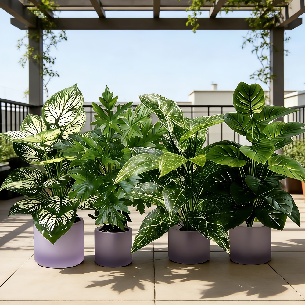 4PC Artificial Plants with 48L - Fiddle Leaf Fig 评论和价格
