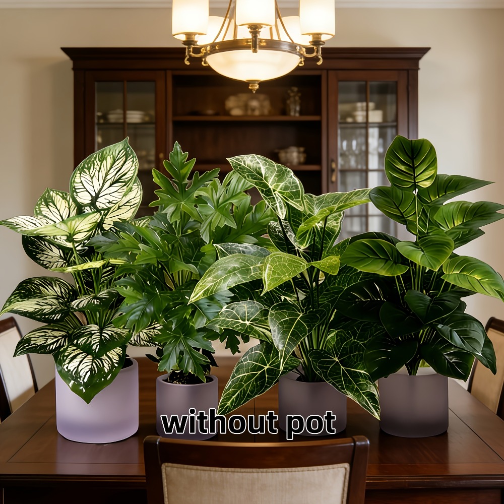 4PC Artificial Plants with 48L - Fiddle Leaf Fig 评论和价格