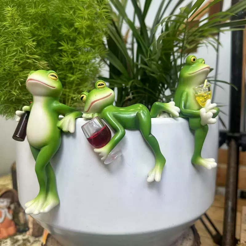 Contemporary Resin Frog Plante - Plant Parents 评论和价格