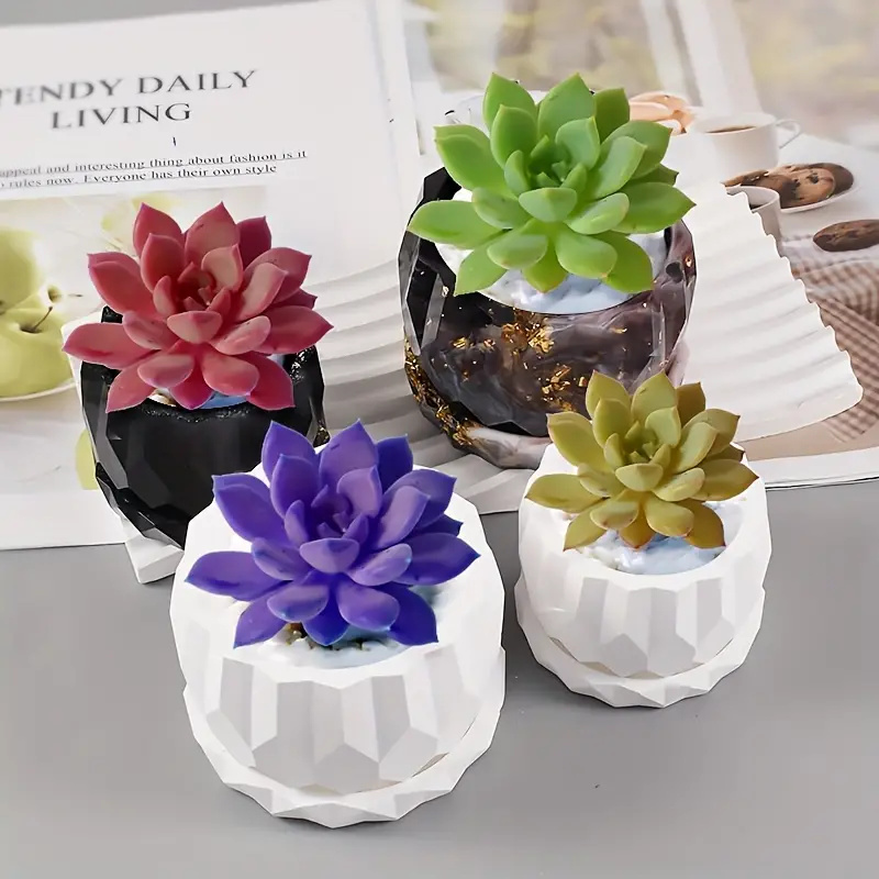 1 Set Silicone Planter Molds F - Plant Parents 评论和价格