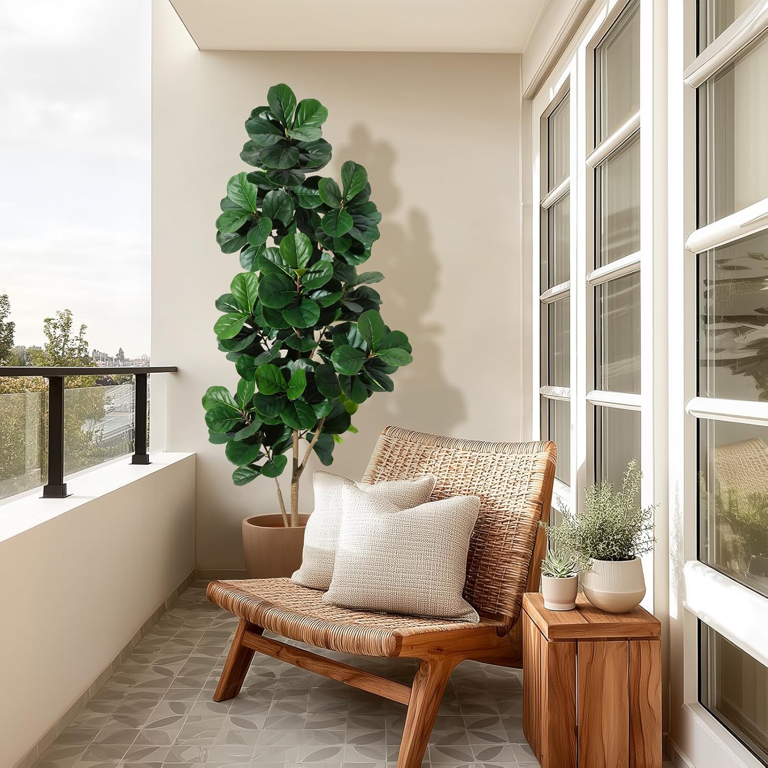 4FT/5FT/6FT/7FT Fiddle Leaf Fi - Fiddle Leaf Fig 评论和价格
