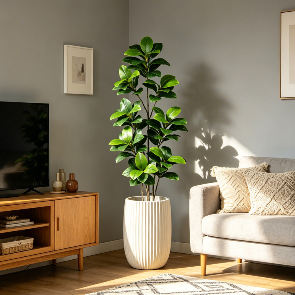 74-140cm Large Artificial Bany - Fiddle Leaf Fig 评论和价格