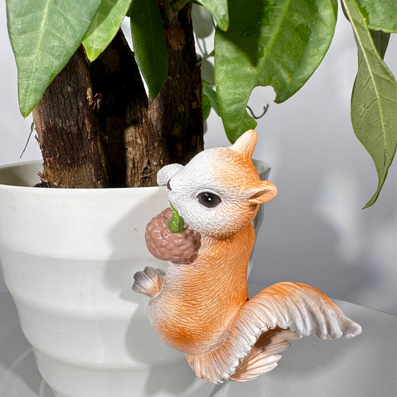 2pcs Creative Squirrel Hanging - Plant Parents 评论和价格