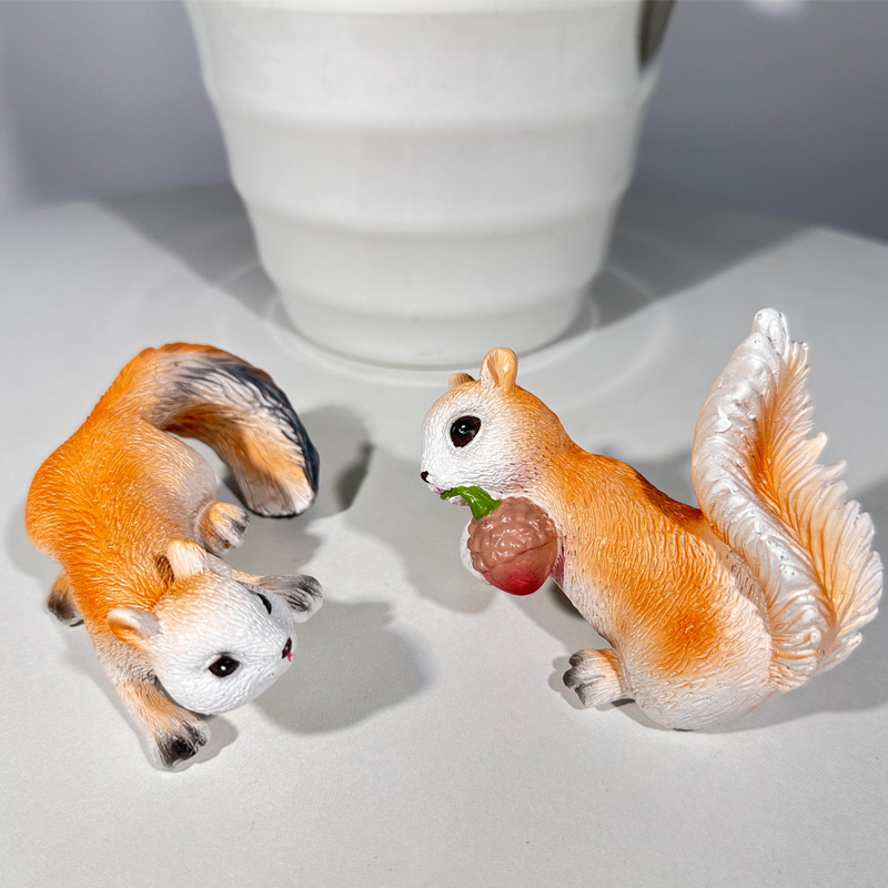 2pcs Creative Squirrel Hanging - Plant Parents 评论和价格